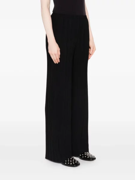 Pantaloni Forte_forte din crep negru