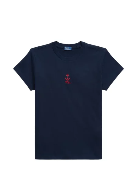Matlasat sneakerși Polo Ralph Lauren cu autograf de catifea cord albastru