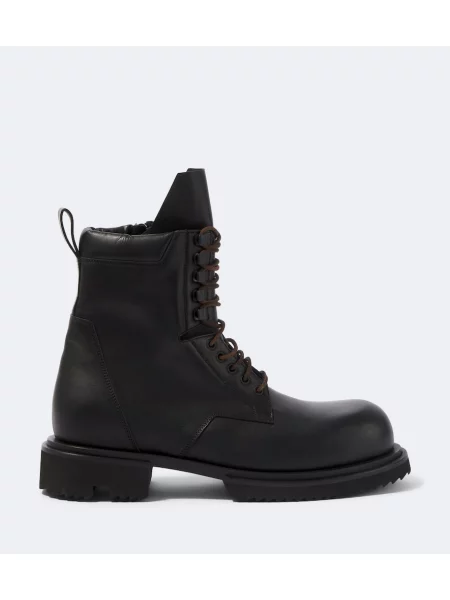 Botine Rick Owens din piele negru