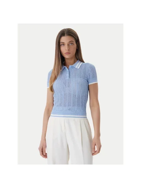 Guess Polo Regular Fit μπλε