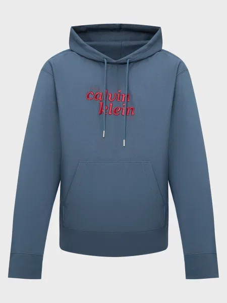 Махрове худі Calvin Klein Jeans синє