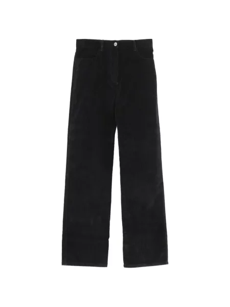 Pantaloni Toteme de catifea cord negru