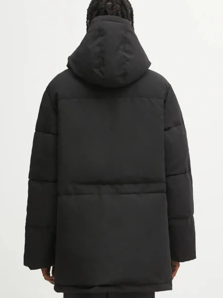 Daily Paper geacă Oba Monogram Puffer negru