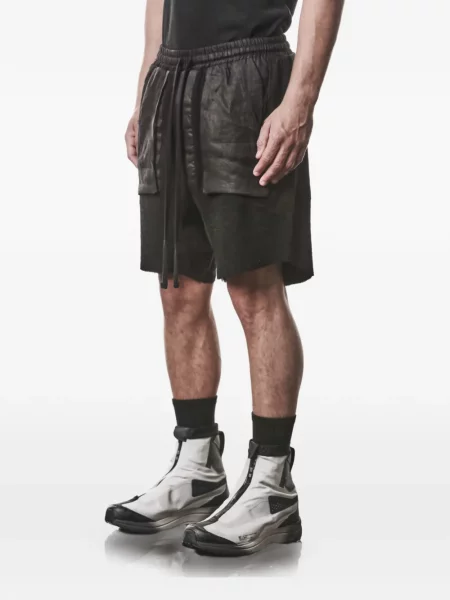 Șnur de strângere pantaloni scurți Thom Krom negru