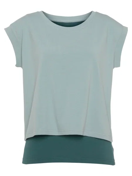 LASCANA ACTIVE Tricou funcțional / mentă / deschis verde