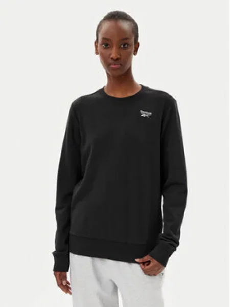 Mikina Reebok Identity Small Logo French Terry Crew black černá