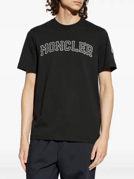 Tricou Moncler cu imagine negru
