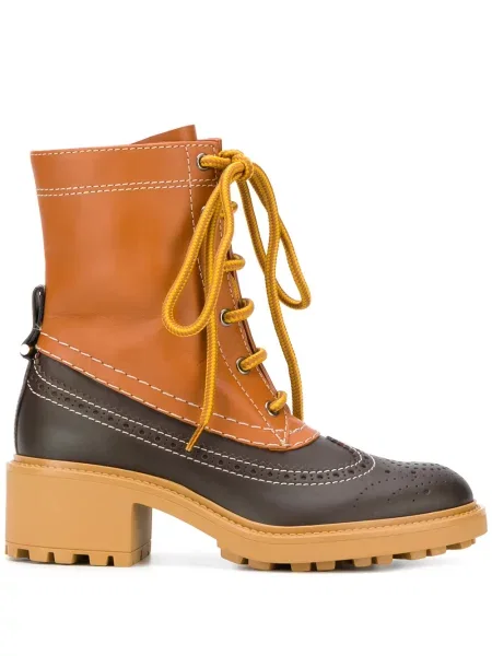 Cizme scurte Chloé maro