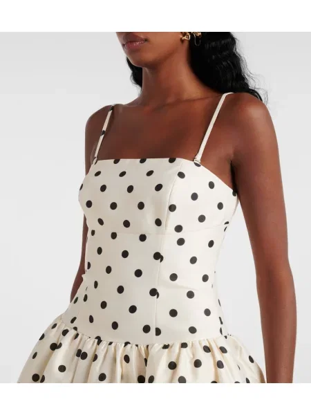Rochie Self-portrait cu buline de costum alb