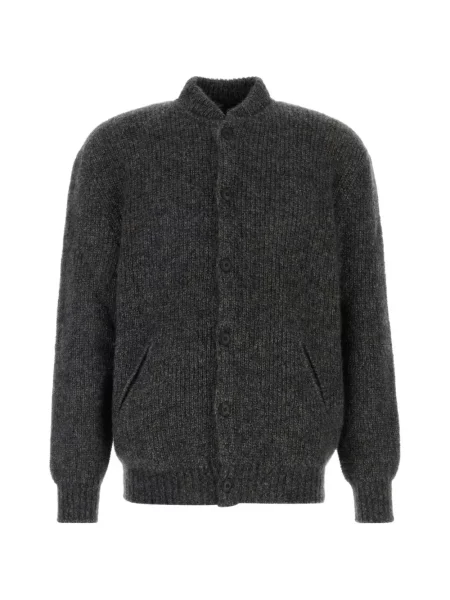 Cardigan Giorgio Armani de mohair gri