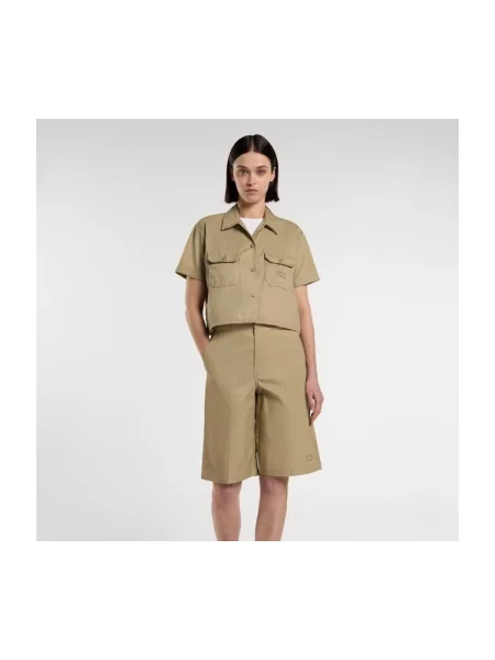 Košulja Dickies business ošišan zelena