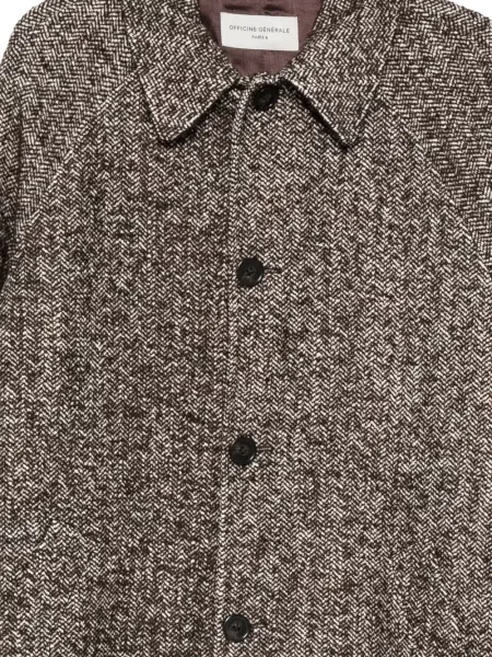 Palton Officine Générale cu model herringbone