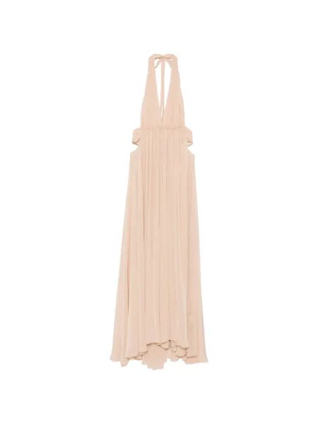 Rochie maxi Arcina Ori cu gât halter