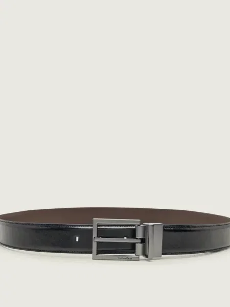 Calvin Klein Curea din piele cu două fețe negru