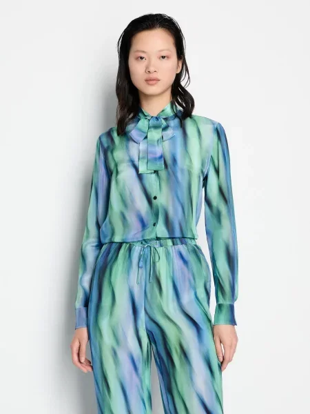 Armani Exchange Блуза синій