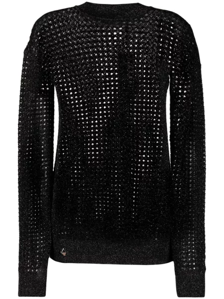 Pulover Philipp Plein plasă negru