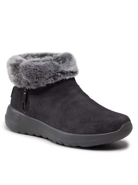 Škornji Skechers siva