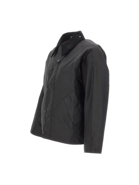 Woskowana kurtka Barbour czarna
