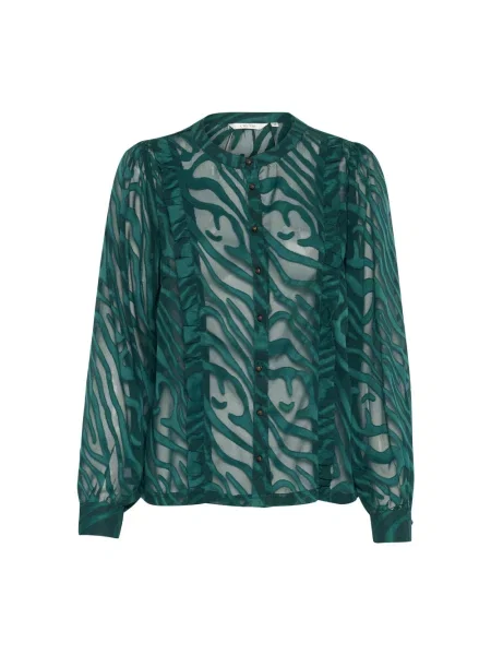 Koszula Cream z siateczką zielona