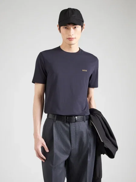 Boss Tricou Bleumarin albastru
