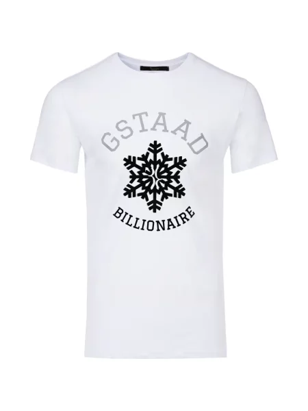 Tricou Billionaire cu imagine alb