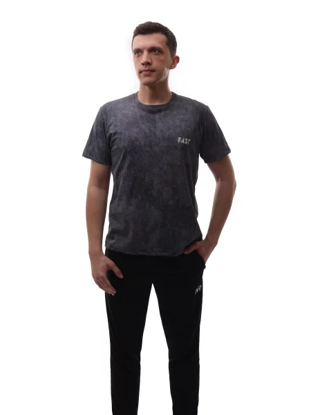 Футболка STREAM темно-сірий віскоза/поліестер сіра