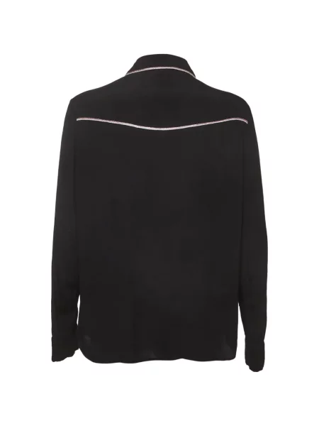 Cămașă Maje din crep negru