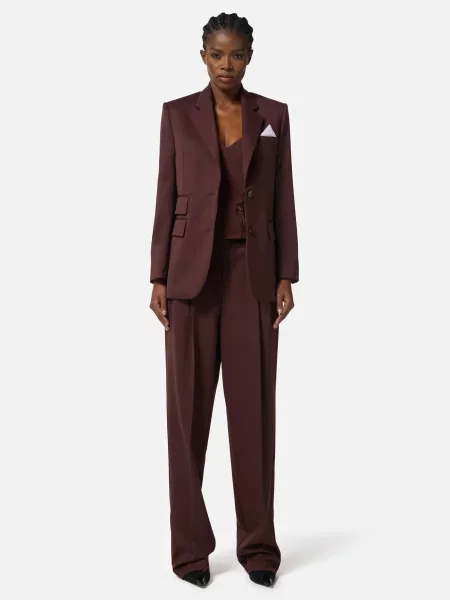 Піджак Elisabetta Franchi бордовий