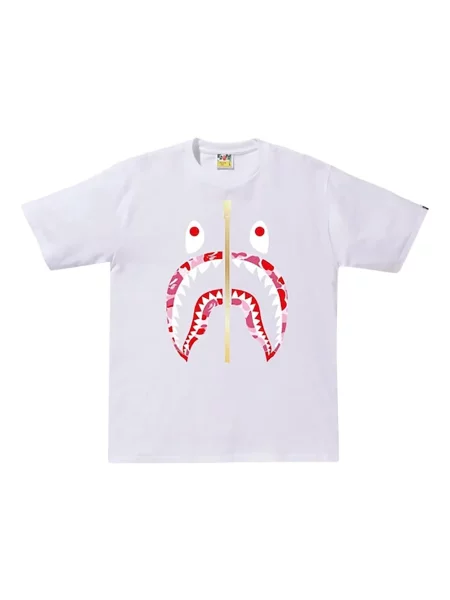 Tricou A Bathing Ape® scurt alb