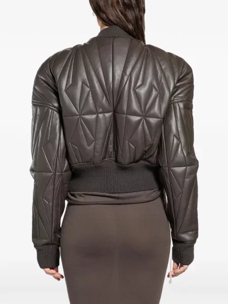 Matlasat geanta de piele Rick Owens maro