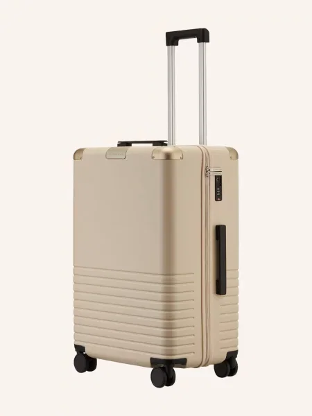 Kapten & Son Walizka Na Kółkach Heathrow Check-In beige beżowa