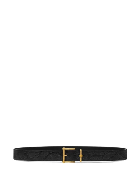 Curea Versace din piele negru