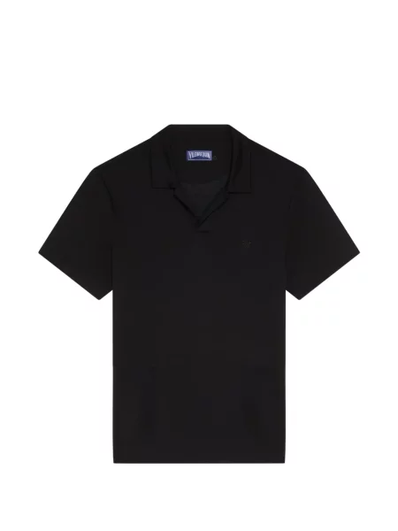 Polotričko Vilebrequin s výšivkou černé