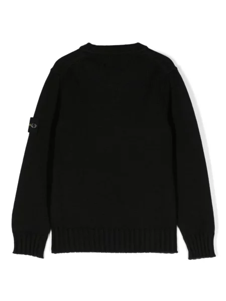 Sweter dziecięcy Stone Island czarny