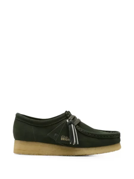 Pantofi loafer Clarks Originals verde