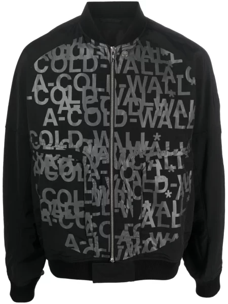 Geacă bomber A-cold-wall* cu imagine negru