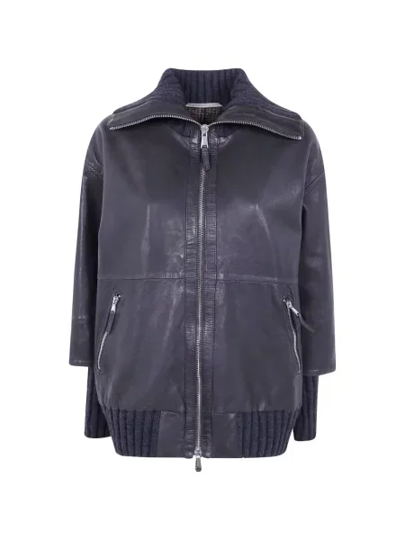 Geanta de piele The Jackie Leathers maro