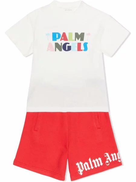 Szorty dziecięce Palm Angels czerwone