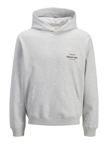 Jack & Jones Junior Mikina JORNorrebro čierna / melírovaná biela