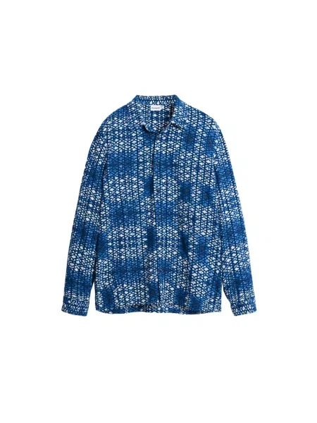 Desigual Cămașă albastru / albastru închis alb