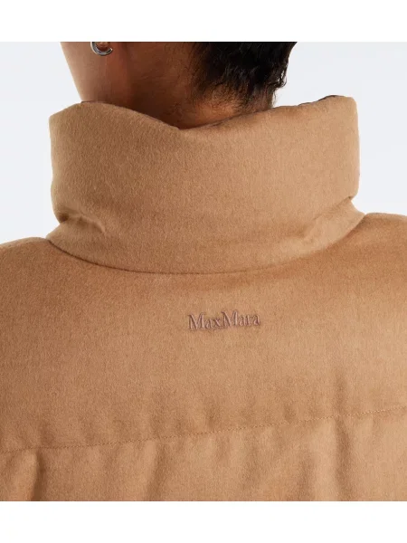 Reversibil geacă cu puf Max Mara bej