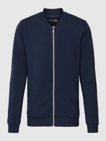 Bluza rozpinana o kroju relaxed fit z zamkiem błyskawicznym Schiesser