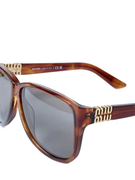 Ochelari de soare Miu Miu maro