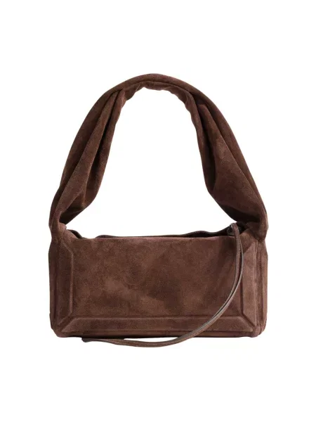 Torebka Maison Margiela skórzana brązowa