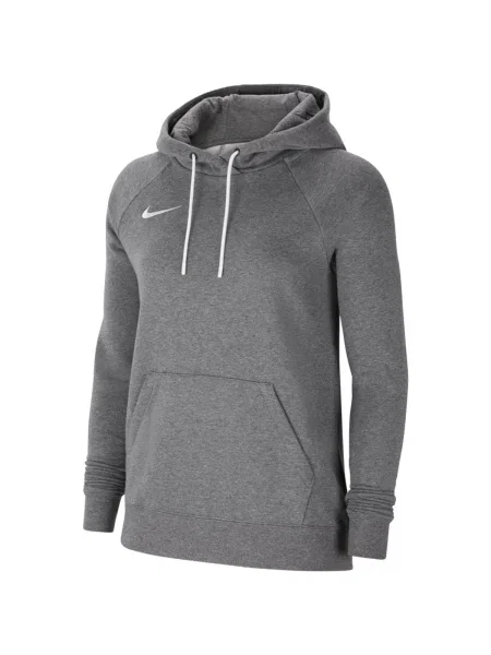 Hanorac cu glugă Nike din fleece gri