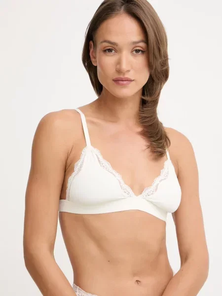 Tommy Hilfiger trojuholníková podprsenka béžová