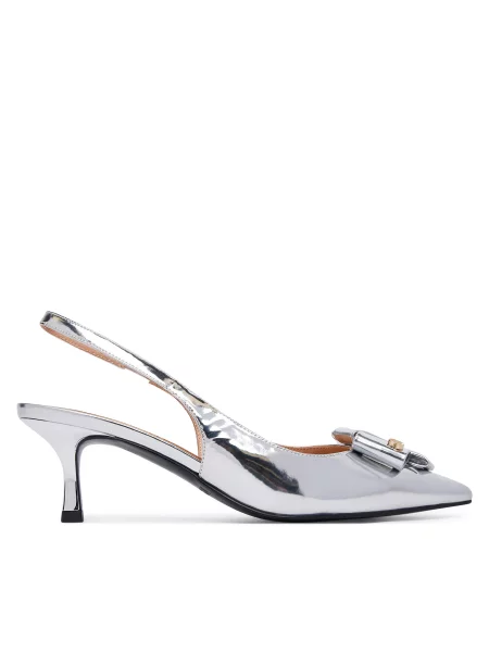 Pantofi pumps LOVE MOSCHINO Argintiu