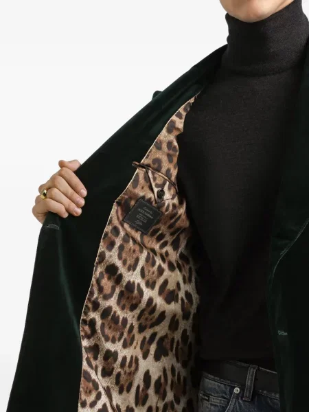 Sacou Dolce & Gabbana de catifea verde