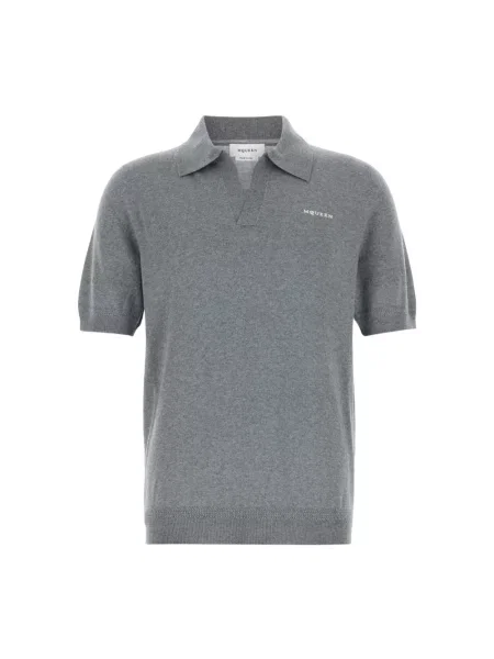 Koszulka polo Alexander Mcqueen szara