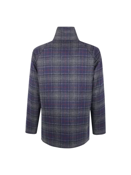 Kurtka Barbour wełniana w kratę